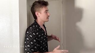 Two hot guys fucked two sexy babes on the bed