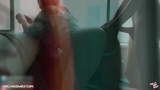 Redhead realtor’s sweet pussy gets cum filled by horny dick