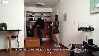 Aglaia Spicy delivers her ass at the house of her best friend ANAL CREAMPIE