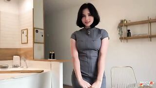 A hot chick from Paris satisfies my desire for a croissant