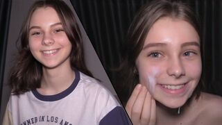 An extreme sex with an 18-year-old girl who serves as a submissive cumdumpster