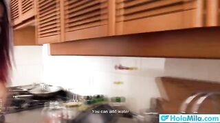 Hot Latina stepmom Mila Garcia cheats and gets fucked hard in POV style