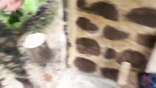 A guy fucked his girlfriend in the jungle and got caught