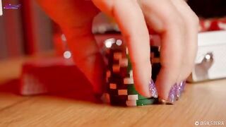 She lost her ass at poker to Sia Siberia, who took control with intense toys
