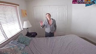 Stepmom caught me stealing her panties, now she’s the one riding me