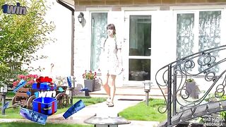 A rebellious teen defies her parents, engaging in outdoor intimate fun with a passionate partner