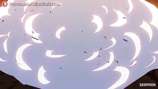 Cartoon Gangbang with Monsters, Furry, DP, Anal, and Big Tits Hentai