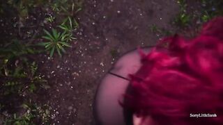 Me and my friend fucked Russian slut in the forest