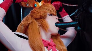 The Princess Peach was fucked by Bowser in a rough encounter