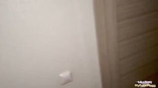 A girl is too horny to sleep, so her stepbrother fucked her