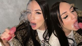 A girl has sex with her boyfriend but she likes to get fucked in public