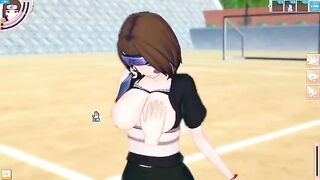 Big tits Naruto Rin Nohara 3DCG anime smut