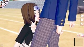Big tits Naruto Rin Nohara 3DCG anime smut