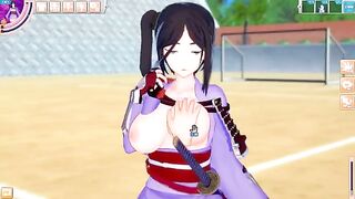 Game Koikatsu! Yamato Mikoto's big tits action