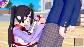 Game Koikatsu! Yamato Mikoto's big tits action