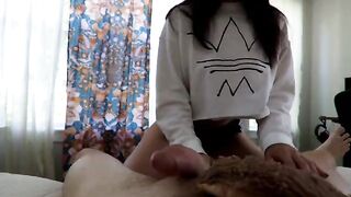 A sexy amateur wakes up with a great reverse cowgirl sex