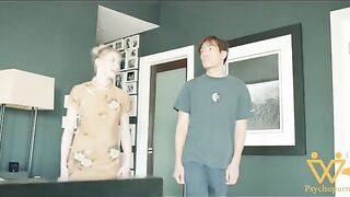 Young and sexy Melody Marks gets fucked by a huge Asian cock