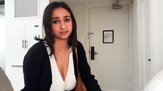 Fucking with my coworker/friend in business trip hotel mixup