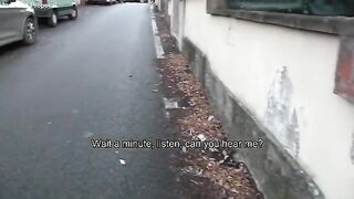 A cheating milf gets her ass pounded for one thousand euros, unbelivable!