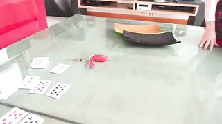 The husband lost a poker game to his best friend and had to pay