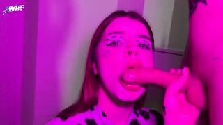 Sexual cow girl wants to drink your milk