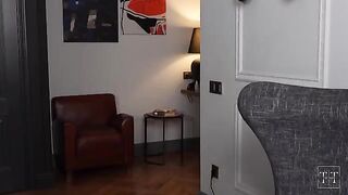 Annoying neighbor stops me from fucking my hot GF