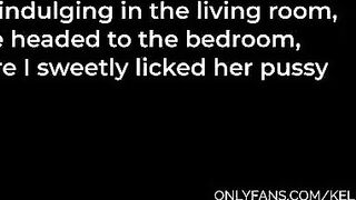 The girl is having fun with a man on the kitchen table in 4K