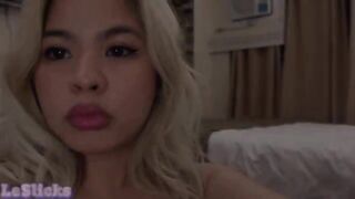 A girl became more aroused after filming and got fucked hard