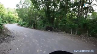 First time on a motorcycle with a stranger and intense sex