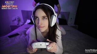 The game is over and the stepsister is getting fucked hard