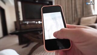 I caught my stepbrother spying on me in the shower. He wants sex or he'll tell our parents