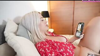 He catches me masturbating, gets angry, then we fuck hard