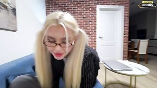 A cute student girl gets fucked by her teacher in this steamy scene