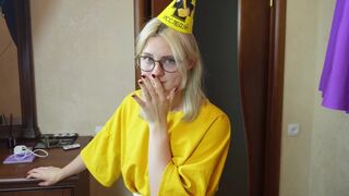 My stepbrother fucked me in my wet pussy on my special day