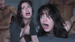 First rough fuck turns a sweet girl into a squirting bitch