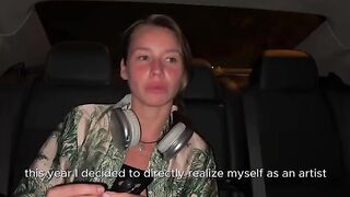 A talented Russian artist makes her debut in this steamy, artistic blowjob scene