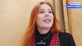 A busty girl gets fucked in the vestibule and at a YouTuber’s place
