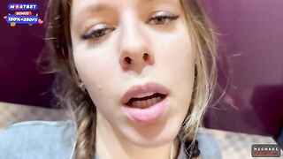 The flatmate girl does not mind occasional sex in the kitchen and getting cum on her face and pigtails
