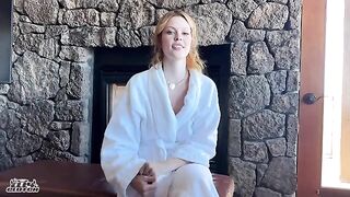 Redhead bridesmaid got locked out of the room and had to get intimate to get in