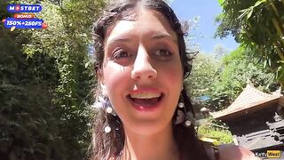 Public blowjob and cum walk at the waterfall, a daring feat for sure!