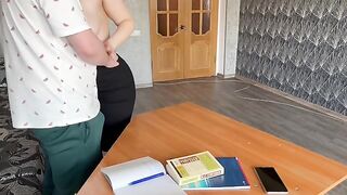 Hot teacher fucked by a young student in this steamy encounter