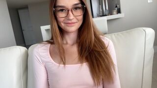 A man is teaching his 18-year-old step sister about sex in a taboo roleplay