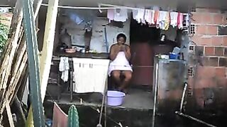 The black woman did not know about the hidden phone camera