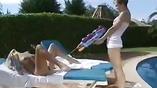 The gentle touch of lesbian lovers in an intimate encounter is unforgettable
