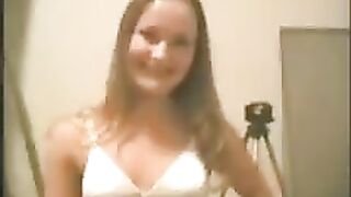 A young girl gets fucked in this steamy homemade scene