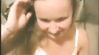 A young girl gets fucked in this steamy homemade scene
