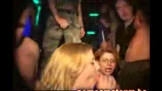 Bunch of wet pussies in a club where sluts rest