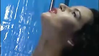 A couple has anal sex right in the bathroom as usual