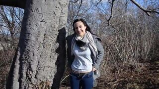 I came to the forest and found a girl, offered her my dildos