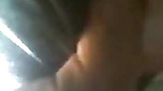 On the bus, he squeezed her booty, not leaving marks